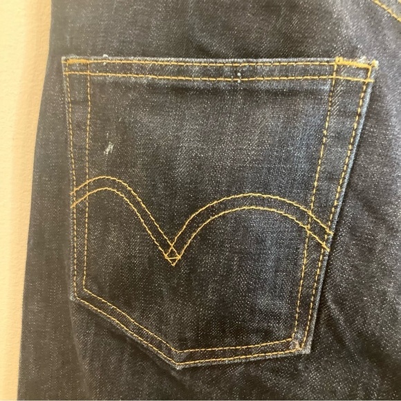 LEVI’S 501 Sz 32 x 32 Selvedge Made in Japan Ripped Knee Button Fly Jeans PCL16B - Picture 10 of 13